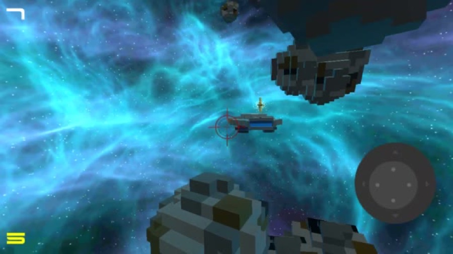 A star point pickup above the ship